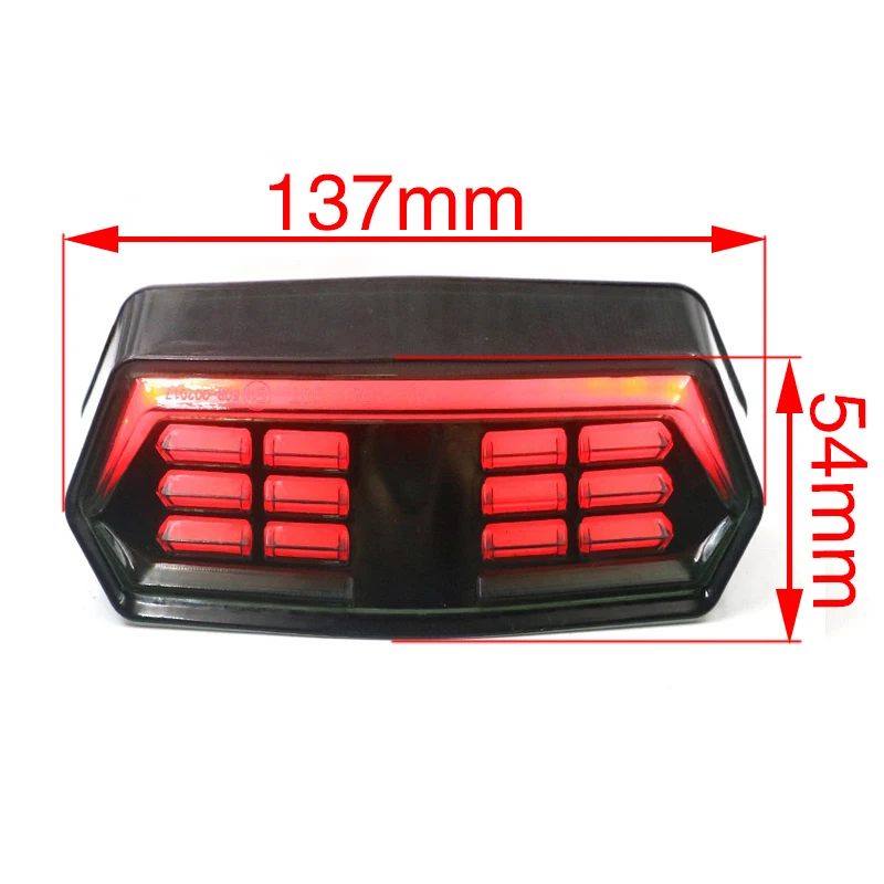 Motorcycle Turn Signal Tail Light Stop Brake Integrated Performance Indicator Signal Lights For Honda MSX125 CTX700 CTX700N CTX7