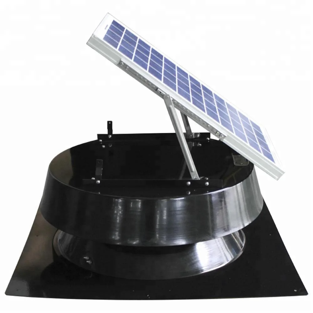 Solar exhaust vent 20w with 1599cfm airflow