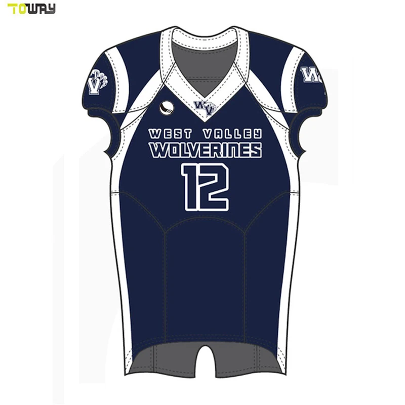 long sleeve football jersey set custom