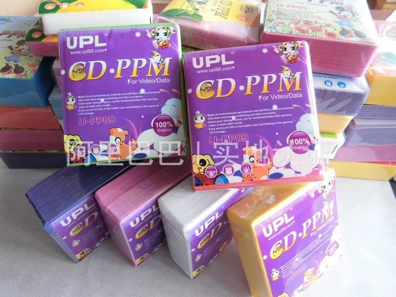 clear pp bag for dvd case/ Plastic CD /DVD Sleeves