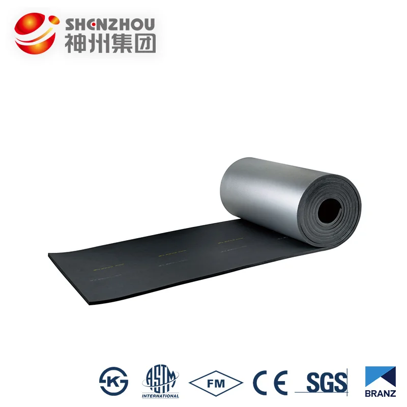
PVC insulation material for oil, gas, water pipelines super Lon rubber foam insulation 