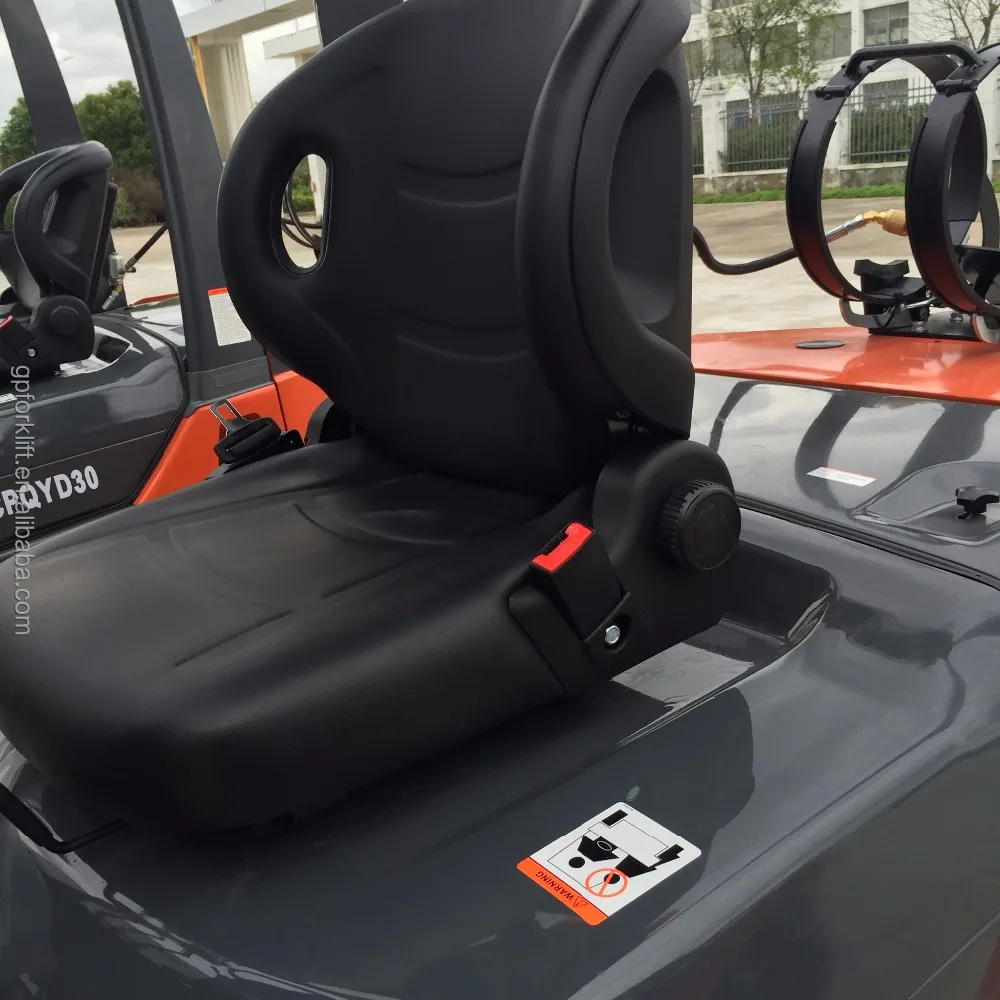 8Ton 3m lift height diesel forklift truck with ISUZU engine