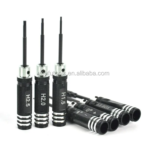 Factory Hexagon Phillips Slotted Spanner Box Screwdriver Screw Driver Tool Kit Set for RC Helicopter Plane Car Repair
