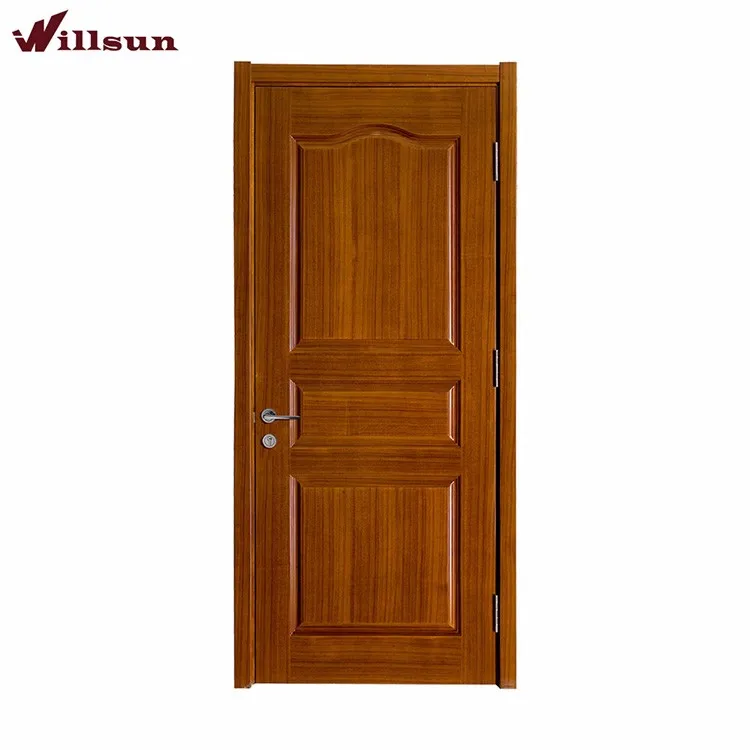 China factory kerala door designs India house gate solid nature teak wood main door price