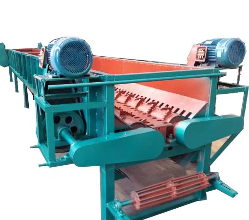 Easy Operation  Double Roller Double Slot Wood Debarker For Sale