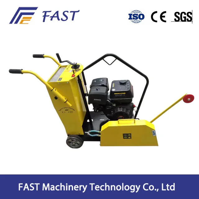 Идущий сзади Робин Хонда асфальт дорожный использует смазочно-охлаждающую станок для обработки древесины, бетоновая резочная