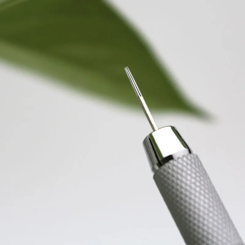 Черная 3RL ручная татуажная игла для бровей перманентный макияж 3RL туманные татуажные иглы для бровей поставка