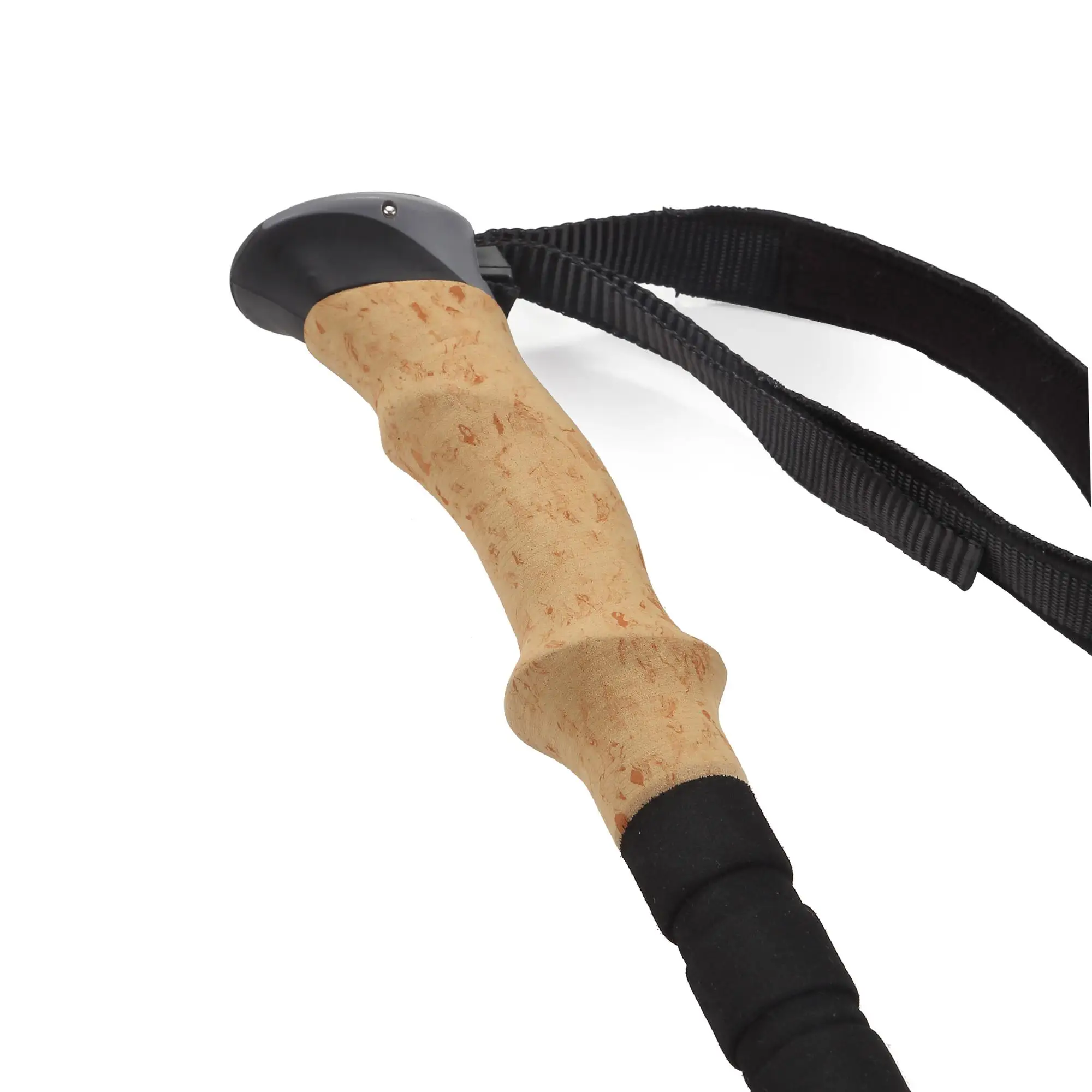 
Ultralight Expandable Foldable Trekking Poles Durable 7075 Aluminum Hiking Poles With Natural Cork Handles and Extended EVA Grip 