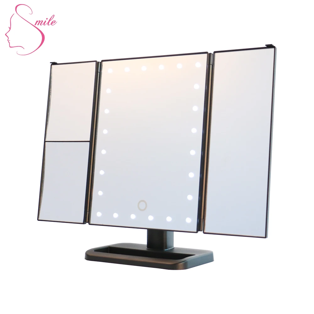 China Manufacturer Magnifying Lighted LED Makeup Mirror Cosmetic Mirror