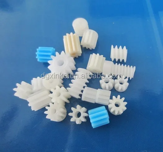 
Customized power transmission part plastic injection tool children toy accessory PA nylon diving pinion gear 