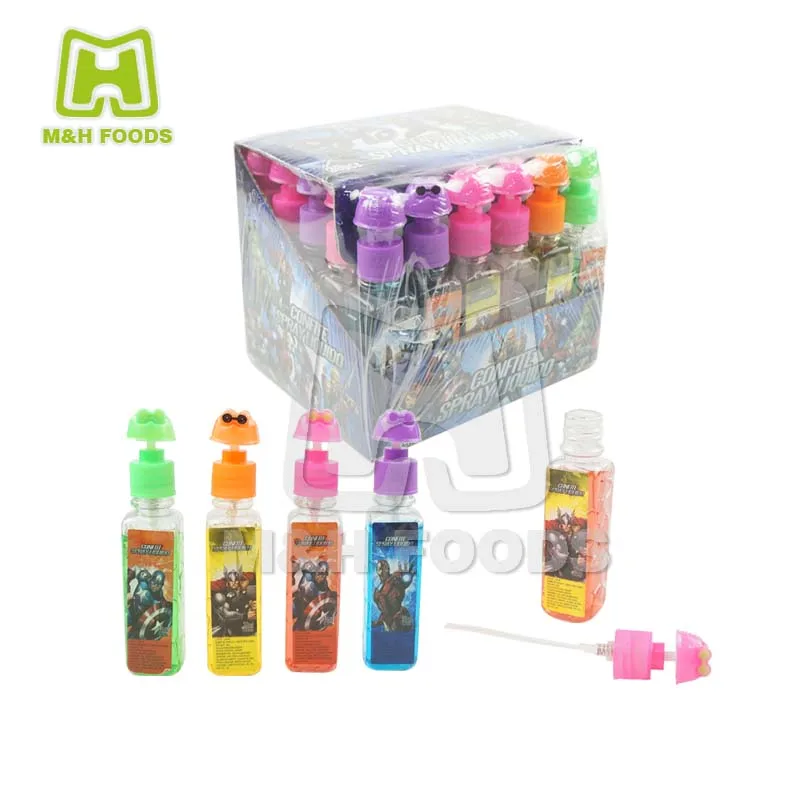 New Style Spray Bottle Sour Liquid Fruity Spray Candy