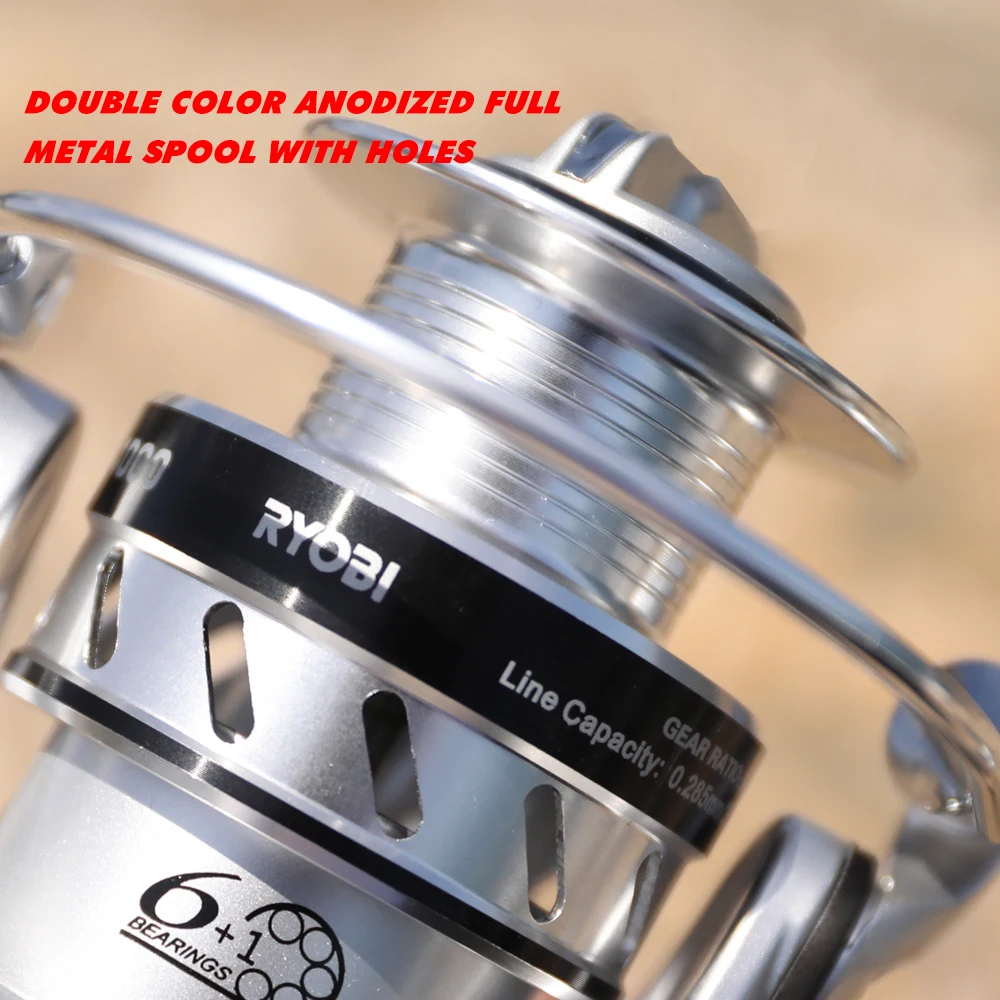 Рыболовная катушка RYOBI VIRTUS POWER 6 + 1 С шарикоподшипником для соленой воды