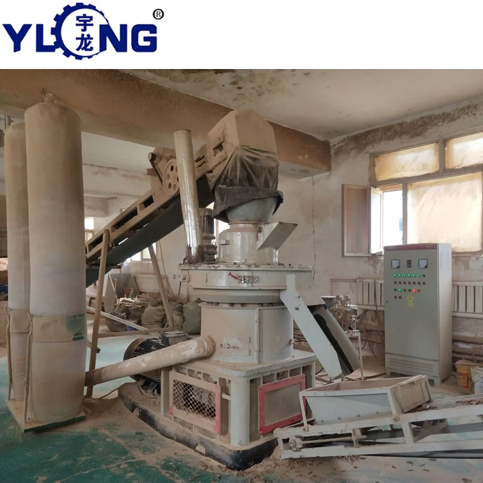 YULONG XGJ560 1-1.5ton/h bamboo powder pelletizer machine