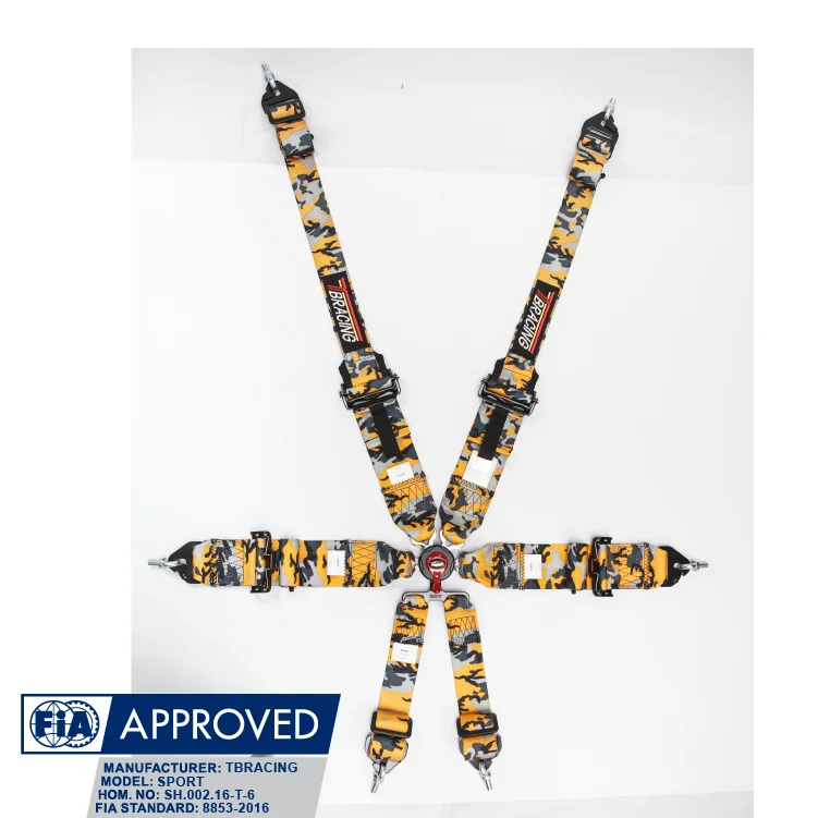 Safety harness for FIA and SFI approved