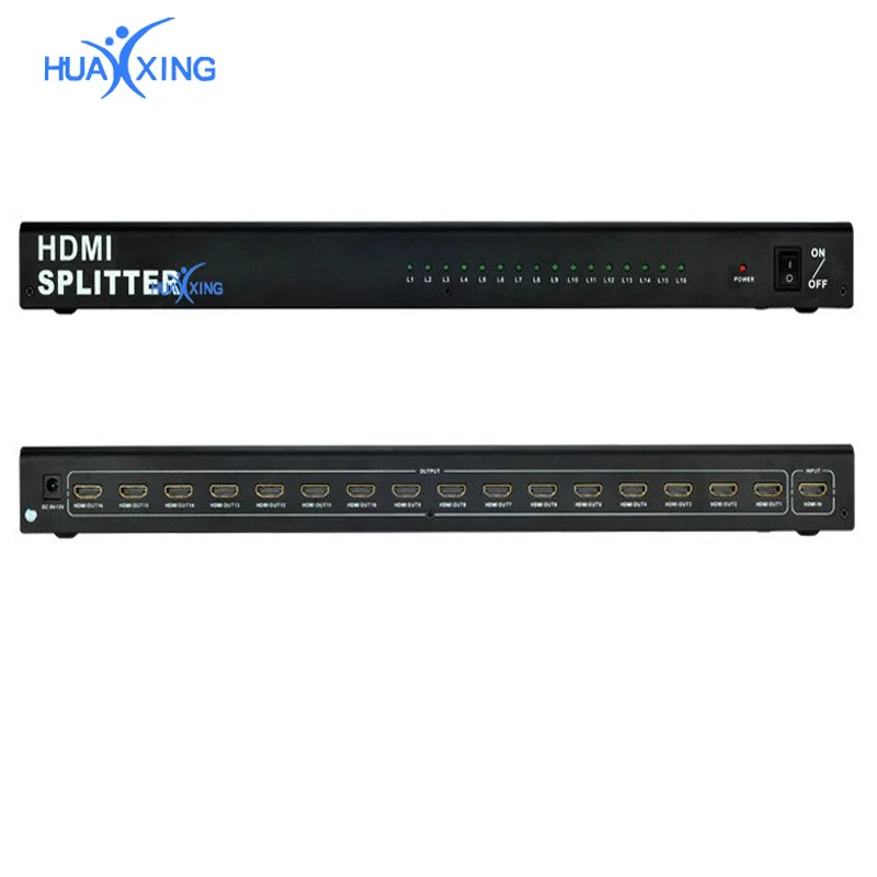 4K x 2K 2 Ports Bi-directional Manual HDMI Switch Splitter 16x1 or 1x16 Sup 3D 2160P