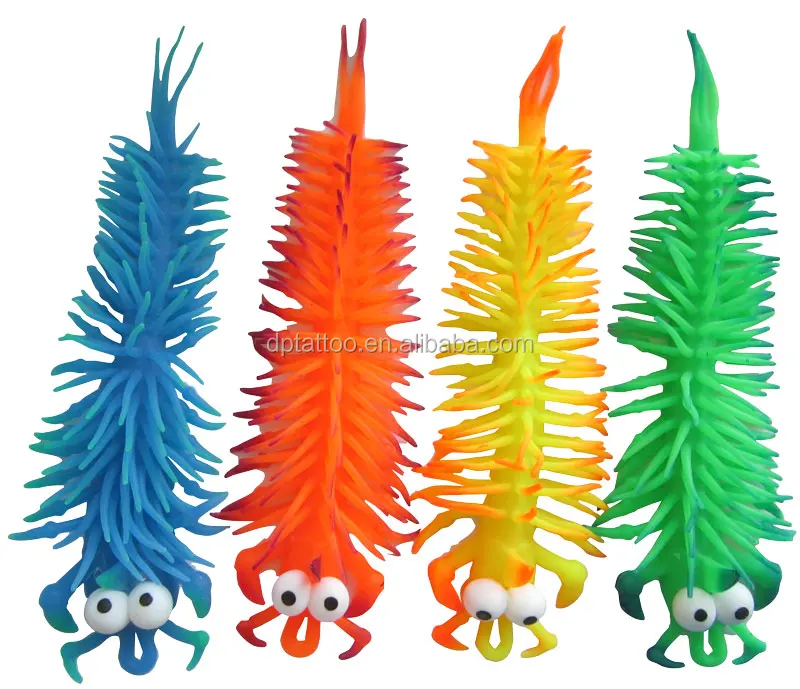 trending toyd Plastic puffer scolopendra plastic toys stress relief toys pop ball
