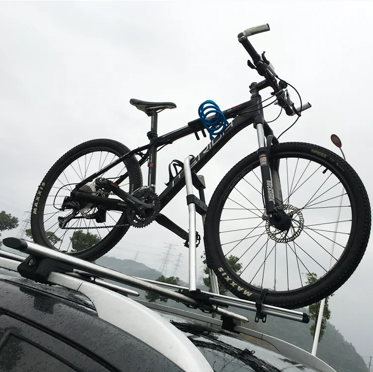 Cycle Bike Carrier Roof Mounted Aluminium Box Silver Aluminum WV Bicycle Roof Mount Car 7 Days Custom Logo Accepted 14.4*63*27cm
