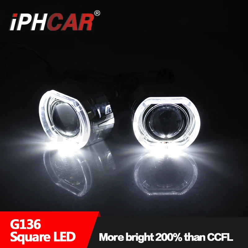 IPHCAR Super Version 12V 35W 6000K H7 H11 H4 Hid Xenon Kit Bi Xenon Projector Lens