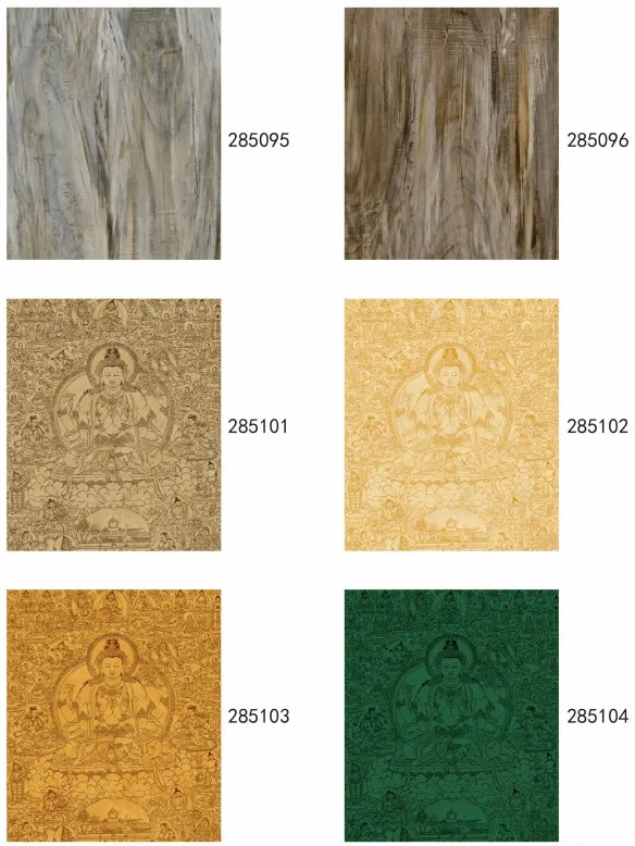 Modern beautiful heat sensitive wallpaper pvc vinyl wallpaper