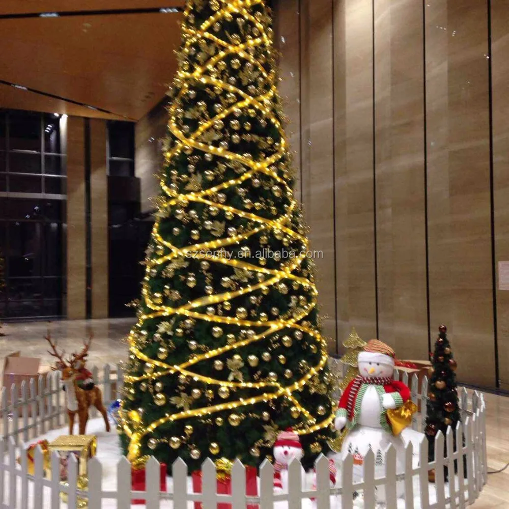 arbol gigante navidad Outdoor garden shopping mall decoration 8 meters Giant Artificial Christmas Trees