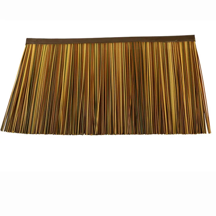 Eco friendly artificial plastic tiki synthetic thatch roof tiles