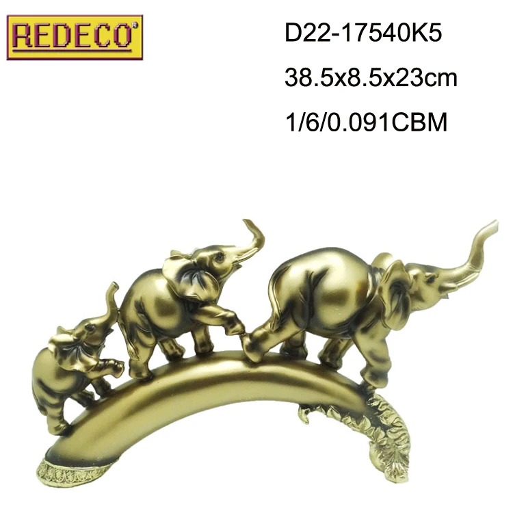 popular design home decorative polyresin elephant statue