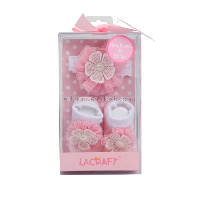 Детские повязки на голову и носки набор бантов для волос