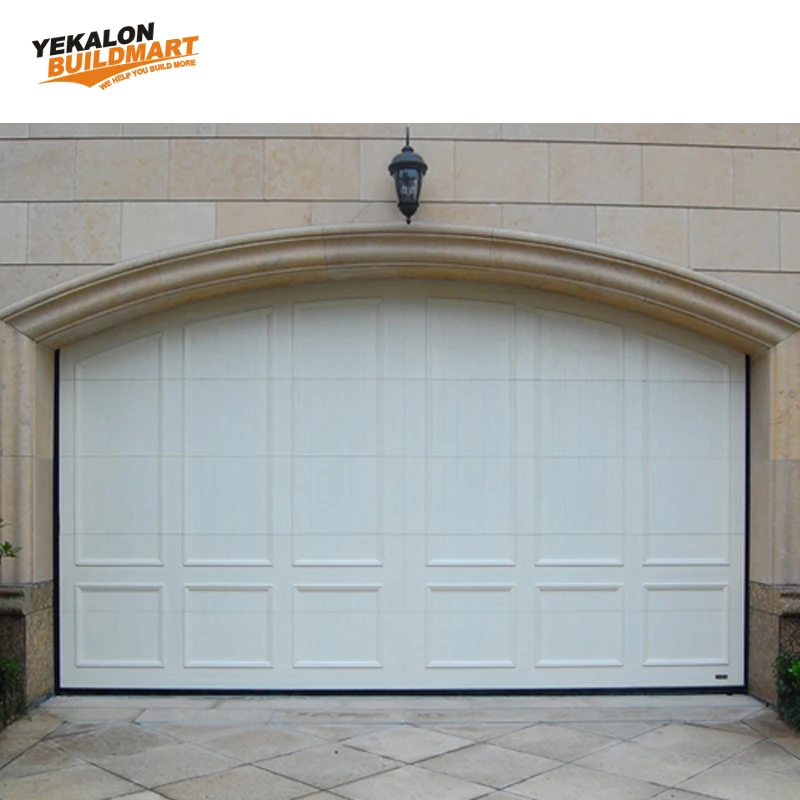 New Hot Sale Wooden Panels Remote Control Garage Door Solid Wood Garage Door