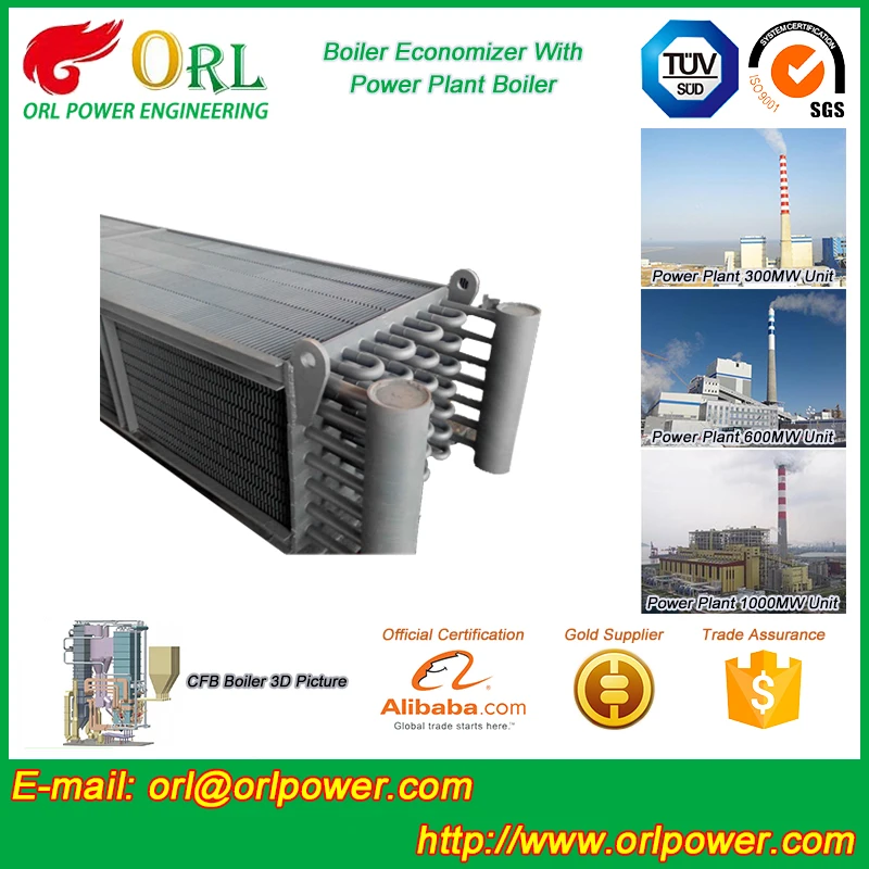 SA210C легированная сталь угольных котлов экономайзера ISO9001