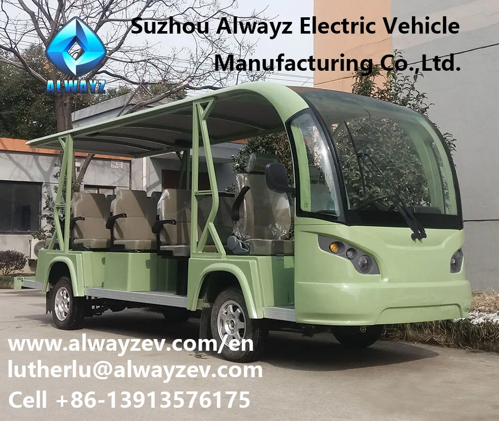 14-seater New energy CE approved Electric sightseeing bus AW6142KF