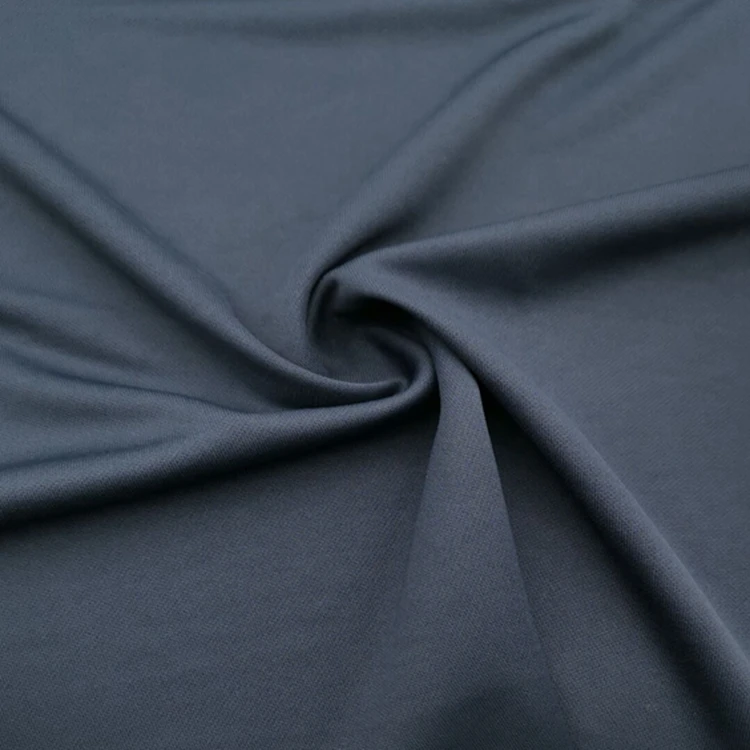 bamboo polyester charcoal jersey sportswear fabric wholesale