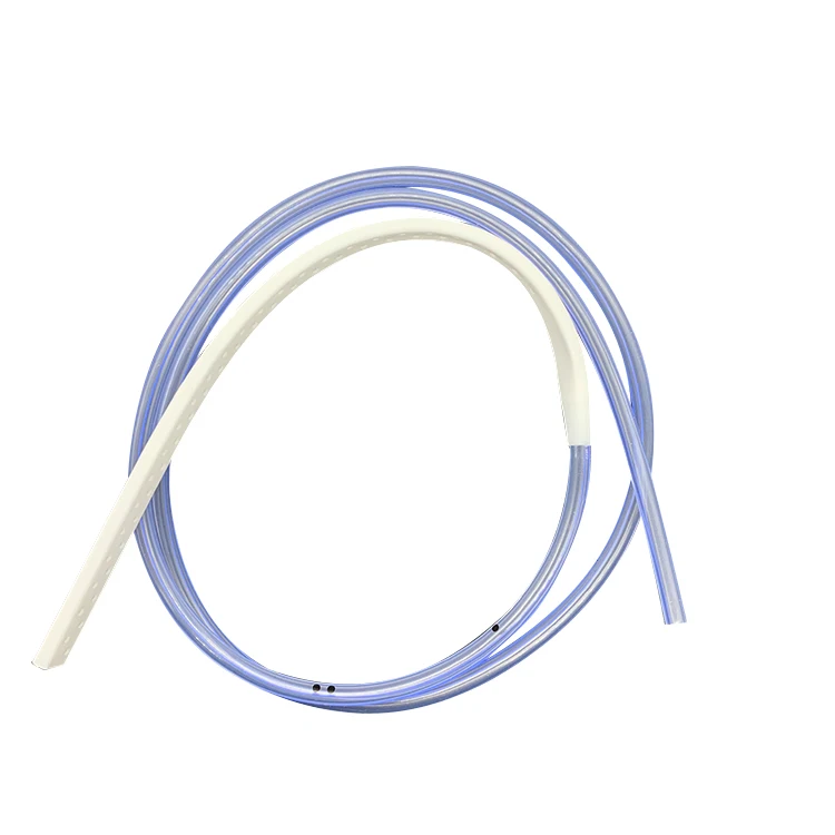 
Wound drainage system silicone flat Perforated draiage tubes silicon tube 