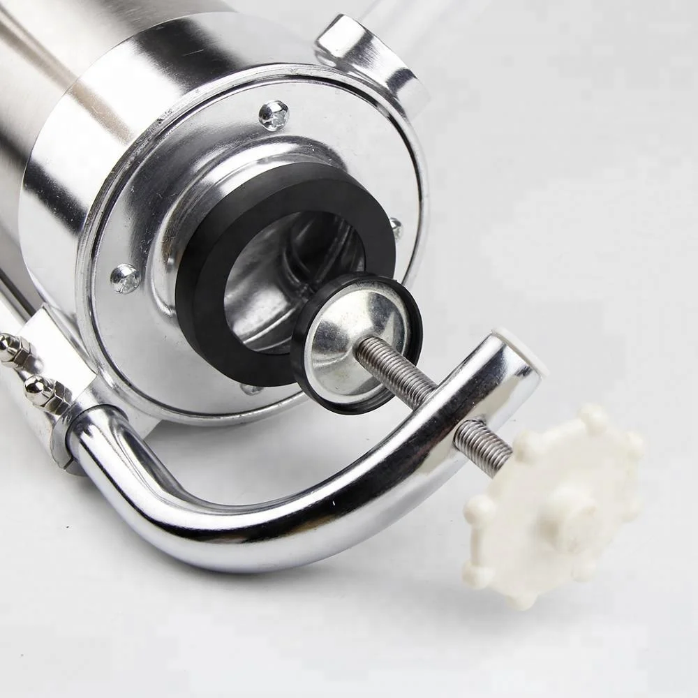 6LBS Vertical Stainless Steel Sausage Stuffer Filler