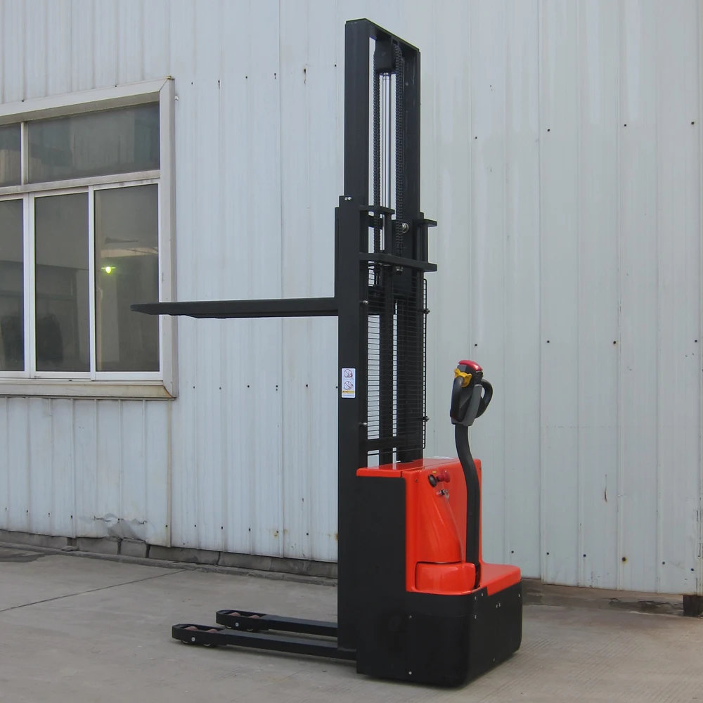 Fully electric pallet stacker battery mini forklift pallet truck