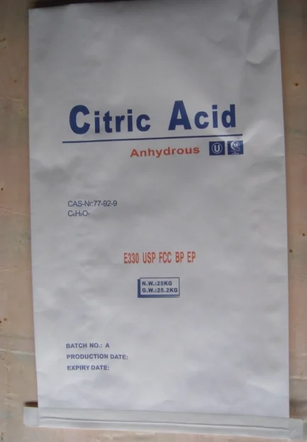 
 Лимонная кислота безводная 30-100MESH  