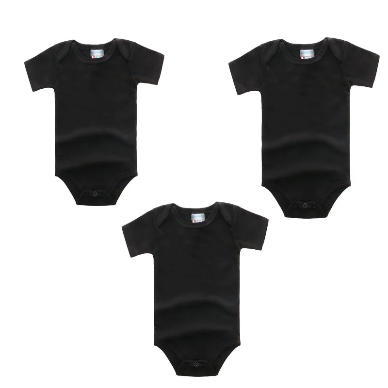 
Solid baby rompers custom bodysuits 100 cotton organic onesie wholesale romper print 