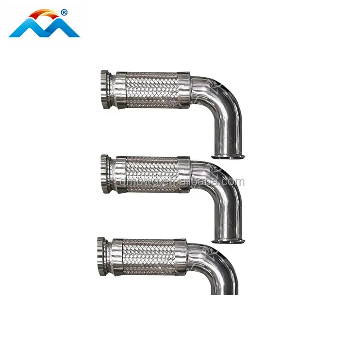 SS 304 316 321 Фланцевое соединение Плетеный муфта трубы фитинги локтя с открытыми пальцами