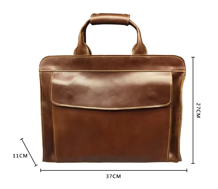 Hot sale  high quality man hand bag vintage style handbag for men MOQ 1 piece in stock OEM service
