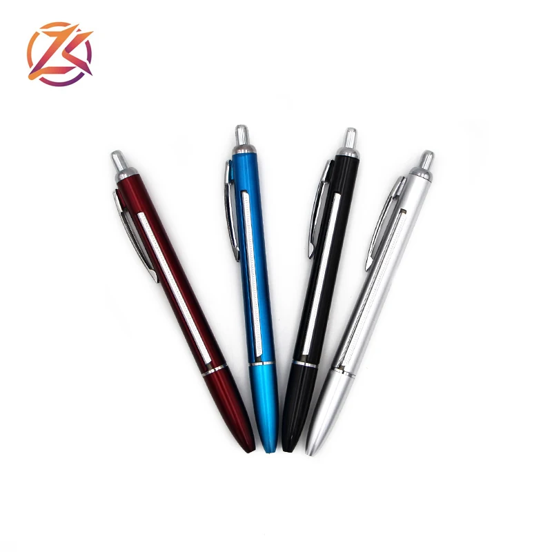 
2018 High Quality Advertising Plastic Ball Pen Customized Logo Pull Out Banner Pen 