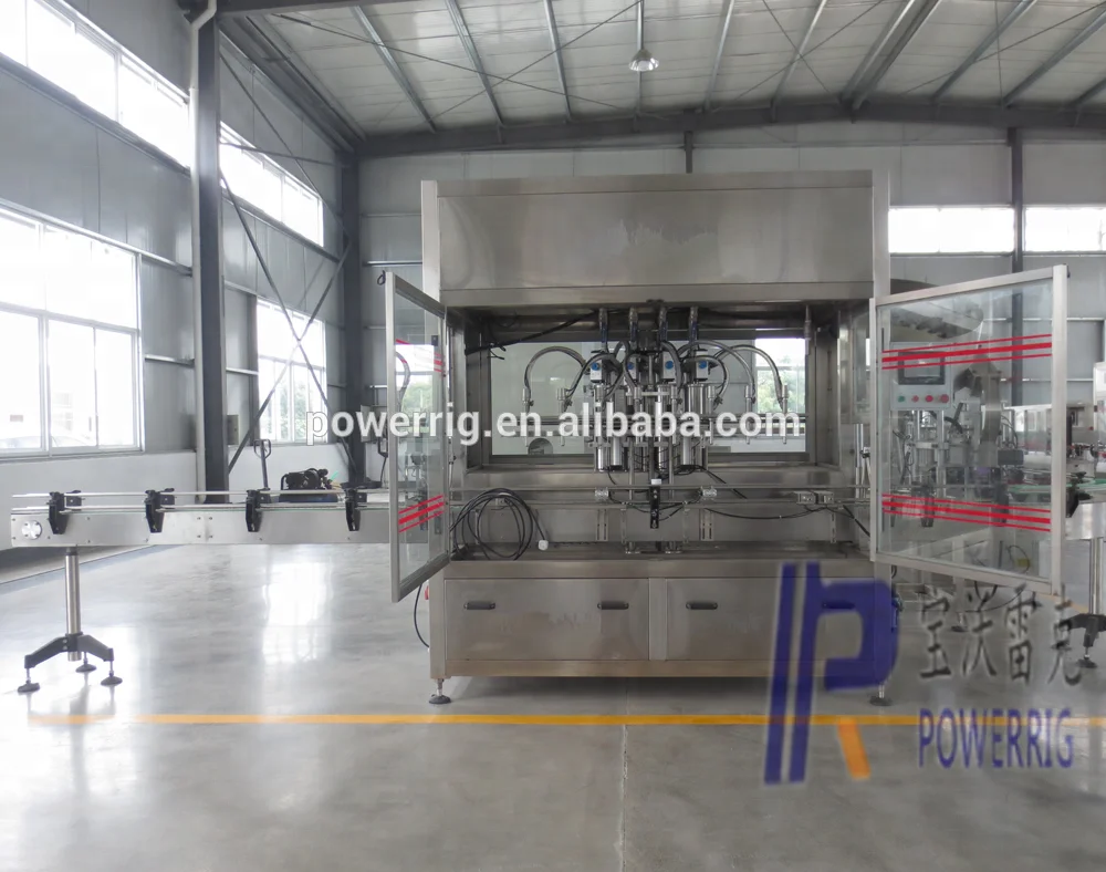 Automatic 4 heads Piston Tomato Sauce packing food thick cream liquid Paste Filling Machine for honey