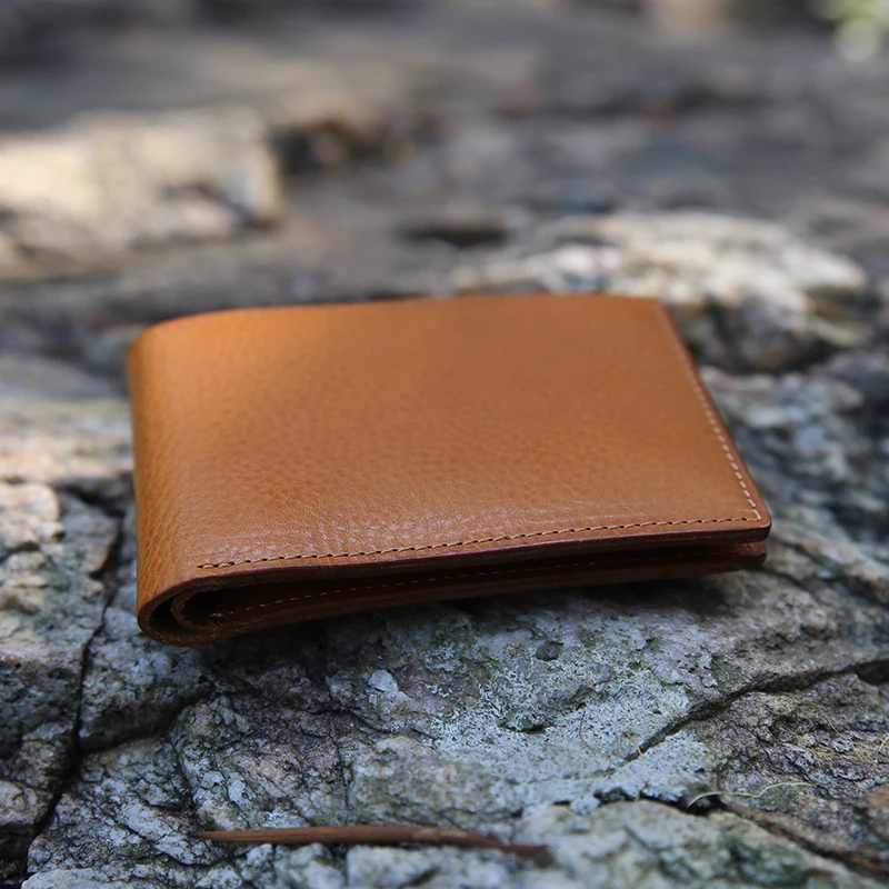 China Supplier Factory from Italy Creative personality good quality genuine leather wallet men