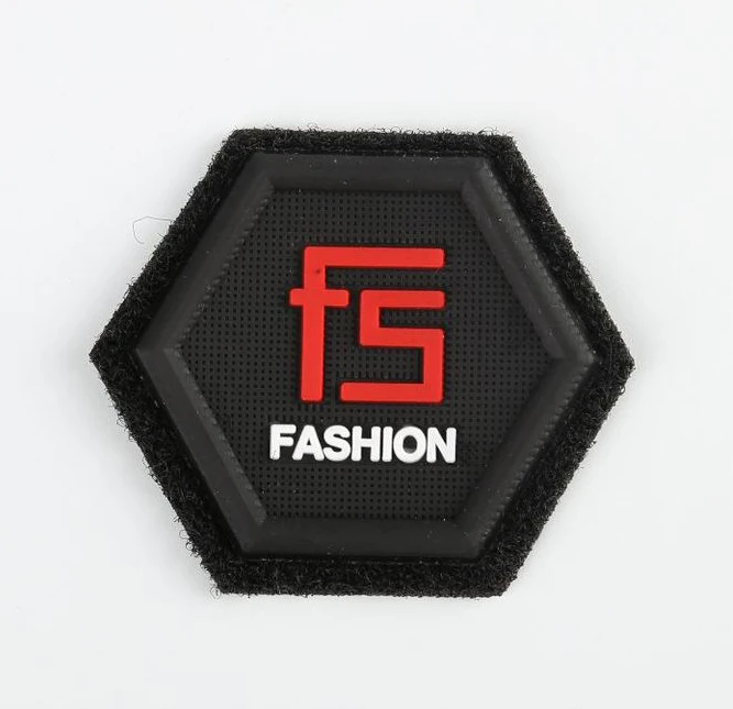 
silicon rubber patch for garments pvc rubber badge for clothing 