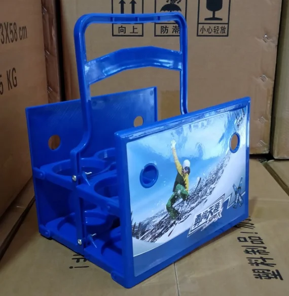 Plastic 6 bottle holder beer carrier