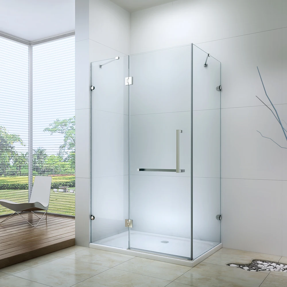 EX-407 Portable Sliding Plastic Hinged Shower Doors