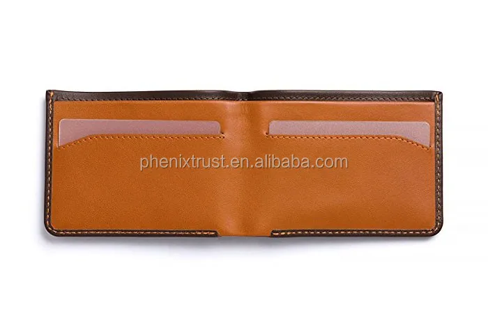 Custom logo embossed wholesale men leather pocket branded wallet for men