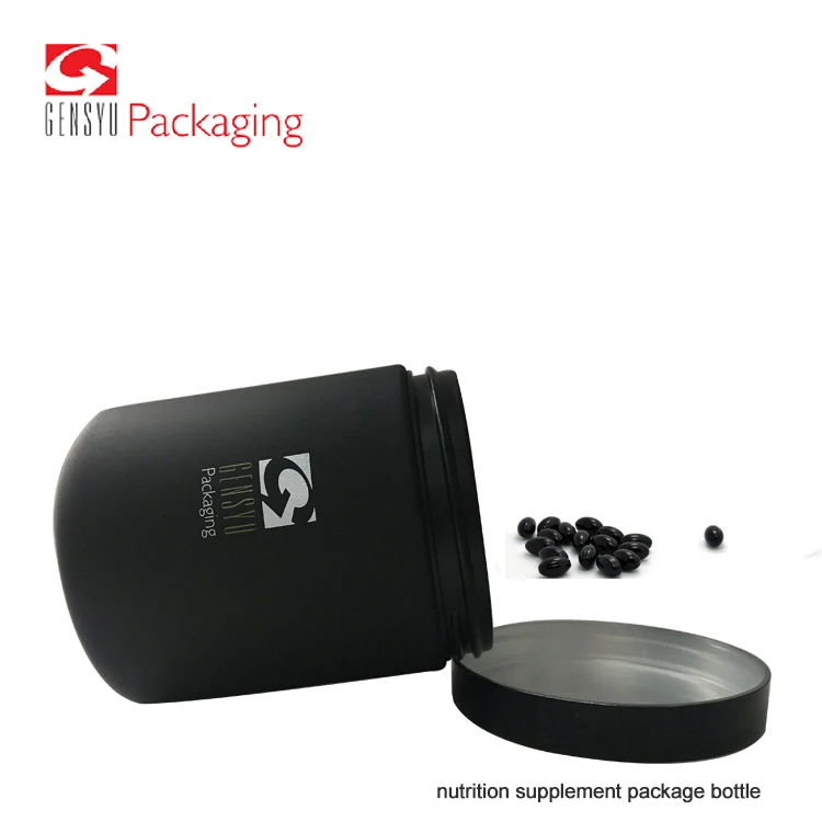 Soft Touch Plastic Jar For High Quality Whey Sports Protein Powder Packaging