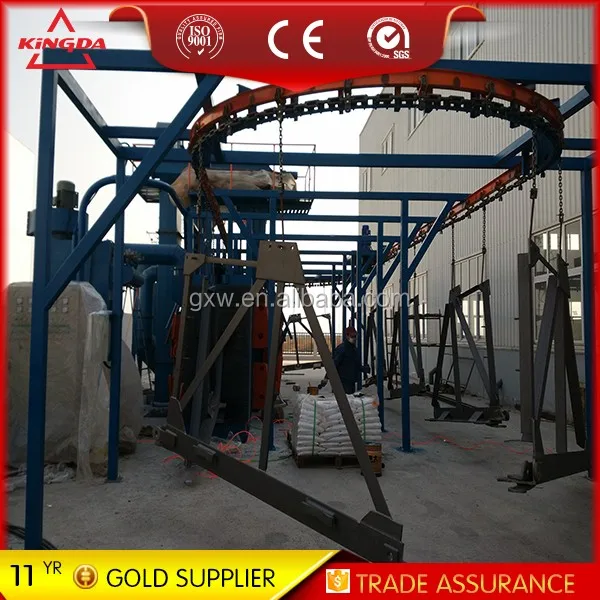 
hanger shot blasting machine for castings 
