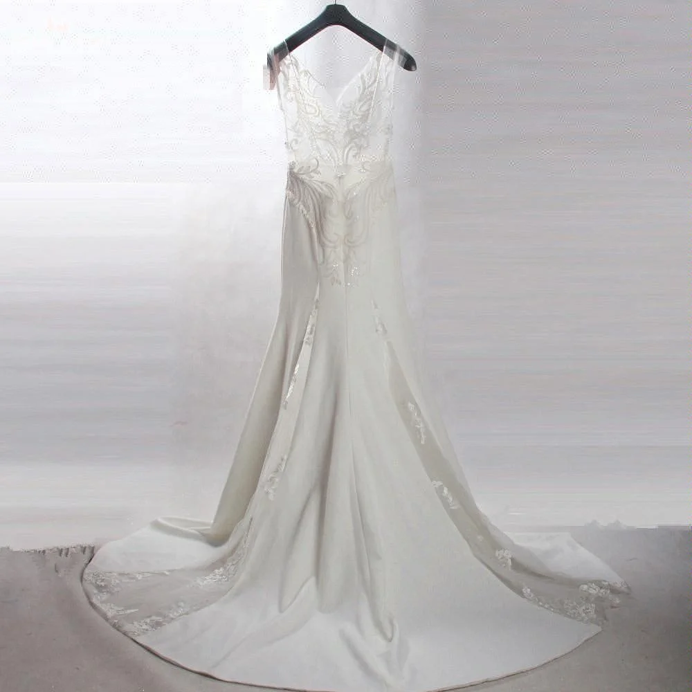 LZ235 реальные фотографии Yiaibridal красивые специальные кружевные свадебные платья Vestido De Noiva низкая цена высокое качество свадебное