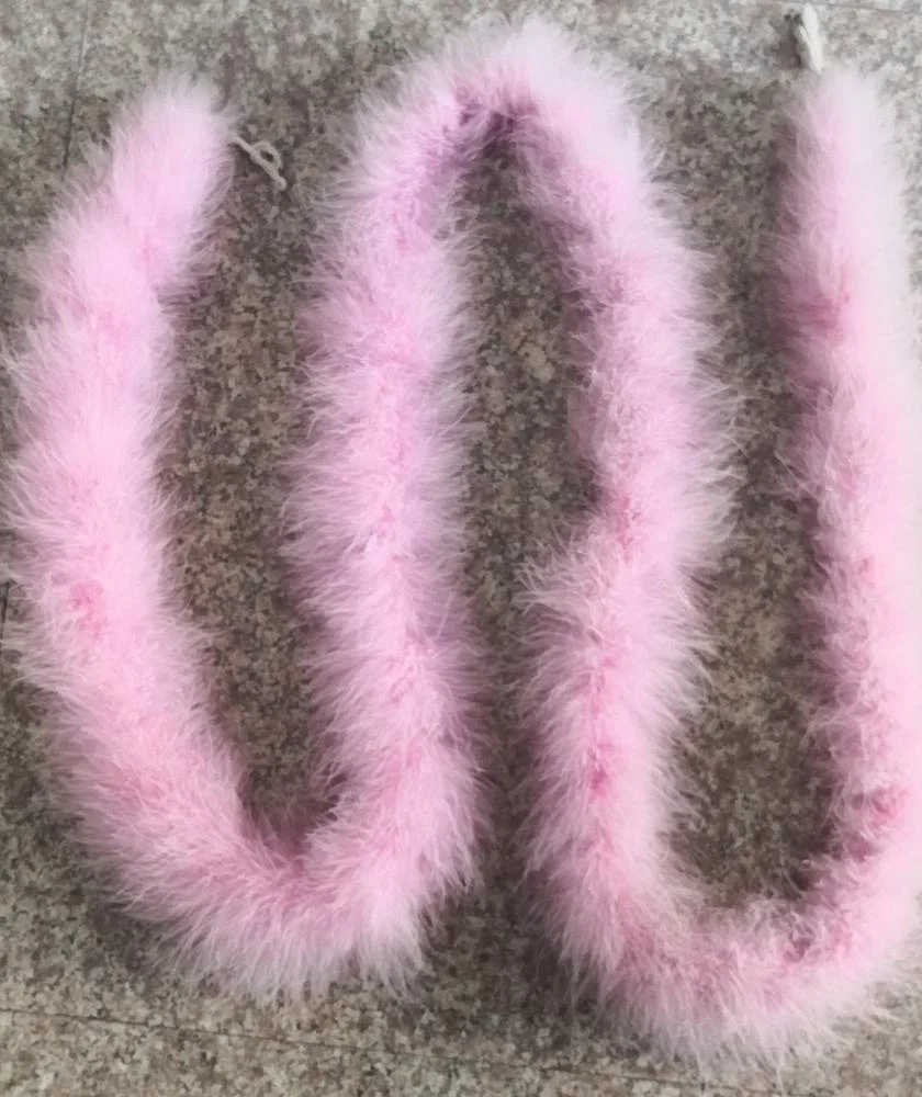 China feather factory Wholesale 25 grams Fluffy turkey Marabou feather Boa decorations