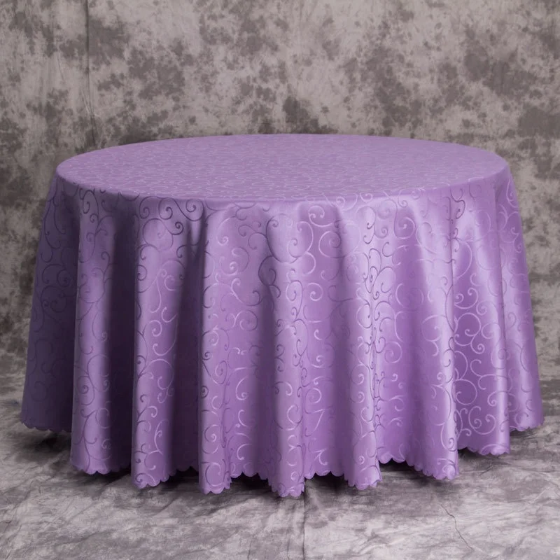 Disposable round table cloth for wedding hotel dinning banquet party